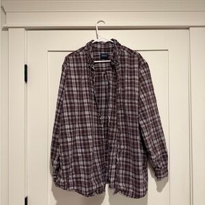 Harbor Bay Brown Plaid Shirt